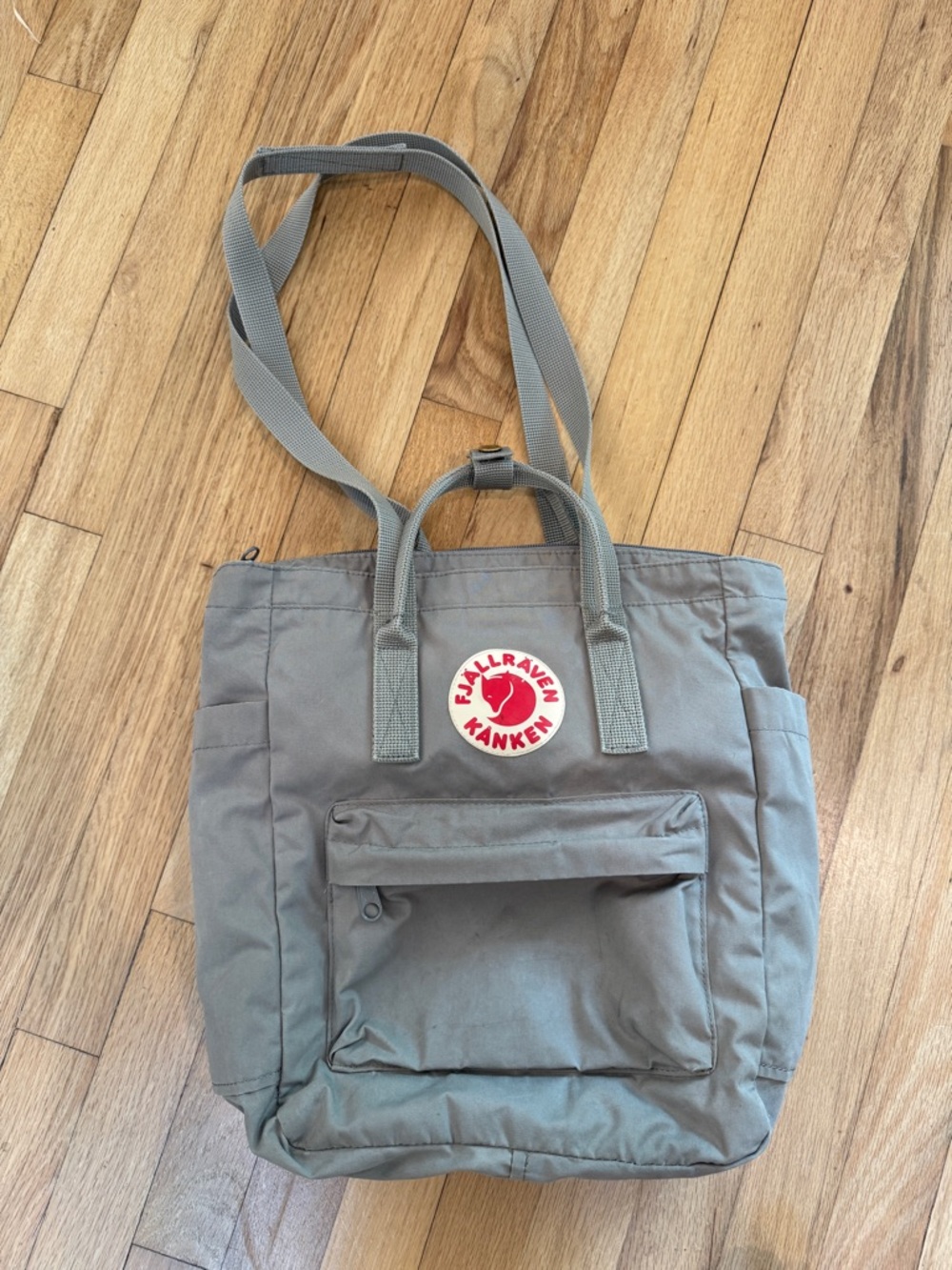 Fjallraven Totepak Large Fog Gray GUC - Picture 2 of 7